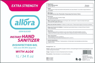 1000 mL Ndc: 77598-126-06 (Usa Allora (1))